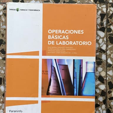 Operaciones basicas de laboratorio