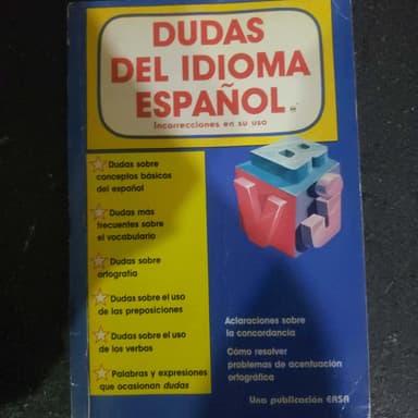 dudas del idioma español 