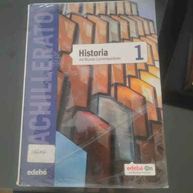 HISTORIA DEL MUNDO CONTEMPORANEO