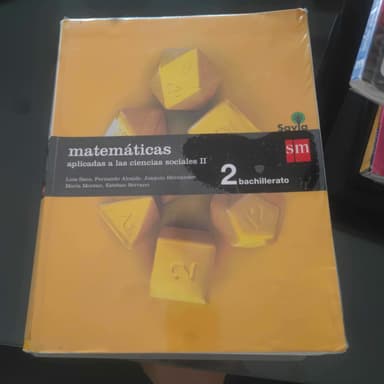 MATEMATICAS APLICADAS A LAS CIENCIAS SOCIALES II