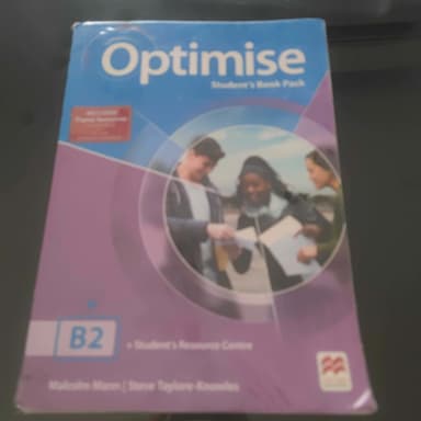 Optimise B2 Students Book Pack