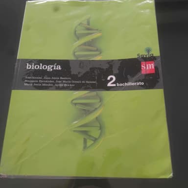 Biología 2° bachillerato SM