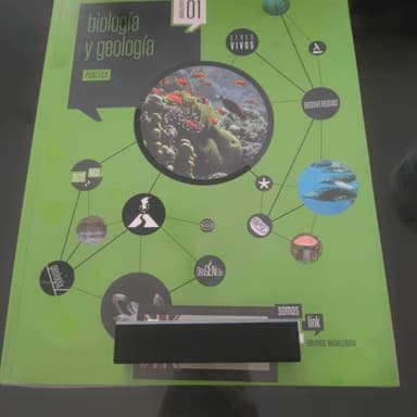 Biologia y geologia ciencias Bachillerato 1