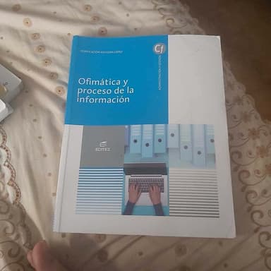 Ofimatica y proceso de la informacion