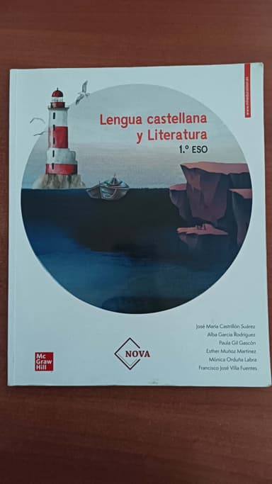 Lengua castellana y literatura, 1.o ESO