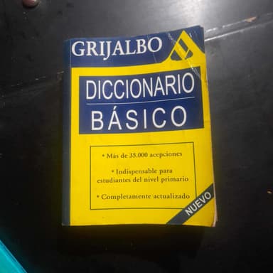 DICCIONARIO 