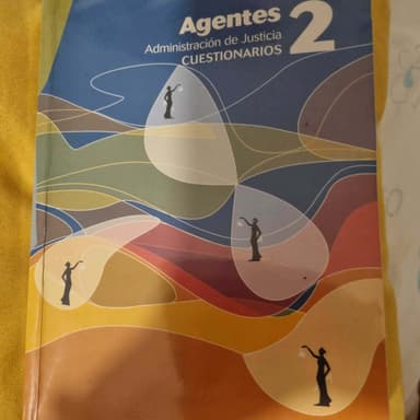 Agentes Administrativos de Justicia cuestionarios 2