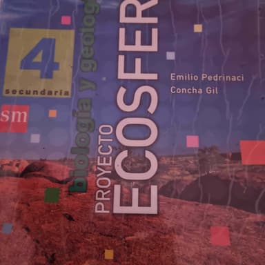 Biologia y Geologia Ecosfera