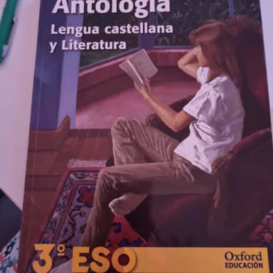 Antología, 3o. ESO