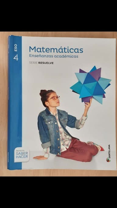 Matemárticas 4ESO Santillana