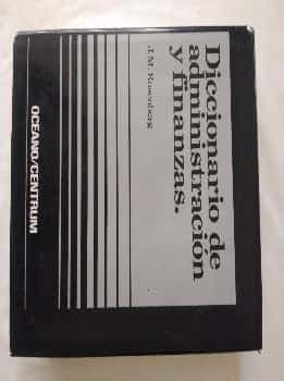 Diccionario De Administracion y Finanzas
