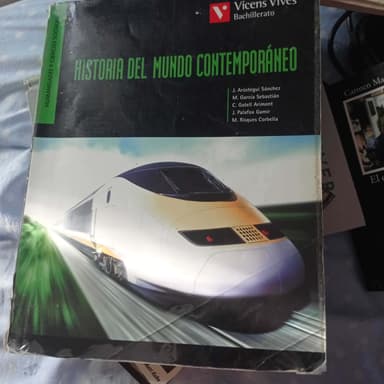 Historia del mundo contemporaneo 