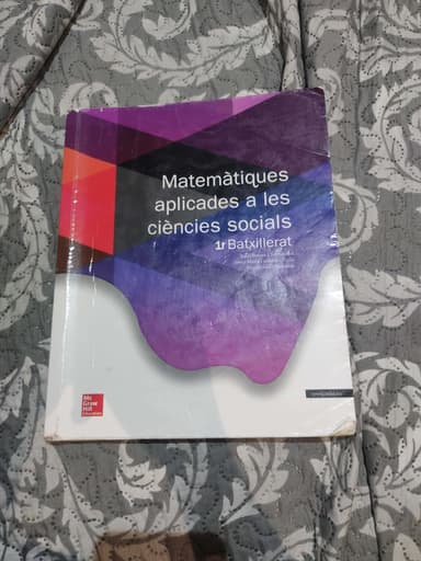 MATEMATIQUES APLICADES A LES CIENCIES SOCIALS 
