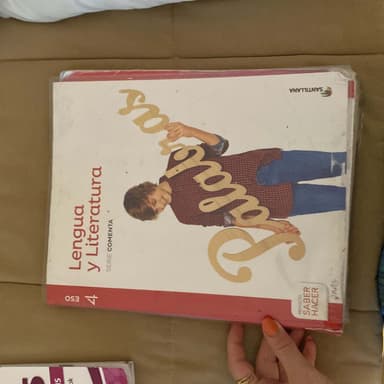 LENGUA Y LITERATURA SERIE COMENTA 4 ESO SABER HACER
