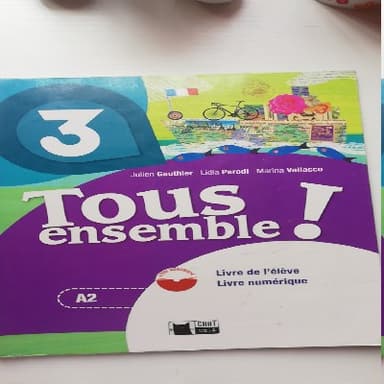 Tous ensamble! 3 Livre de leleve