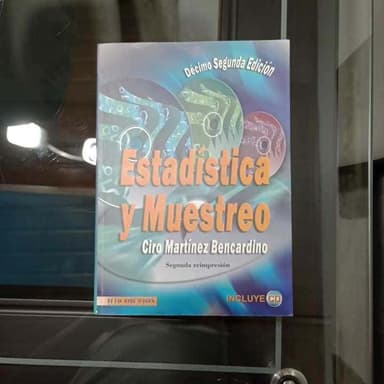 Estadística y muestreo