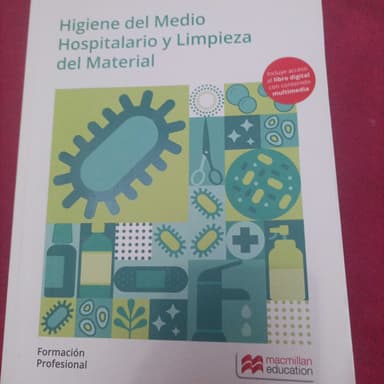 Higiene del medio hospitalario y limpieza del material