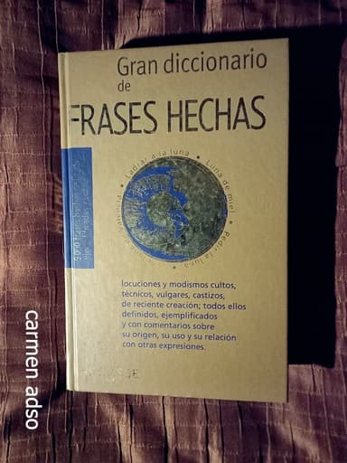 Gran diccionario de frases hechas