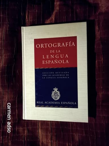 Ortografía de la lengua española