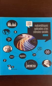 Matemàtiques aplicades a les ciències socials, Batxillerat 1