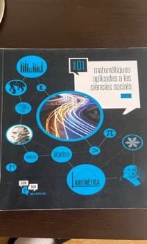 Matemàtiques aplicades a les ciències socials, Batxillerat 1