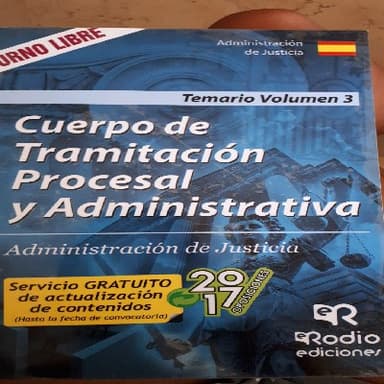 Cuerpo de tramitación procesal y administra, volumen 3