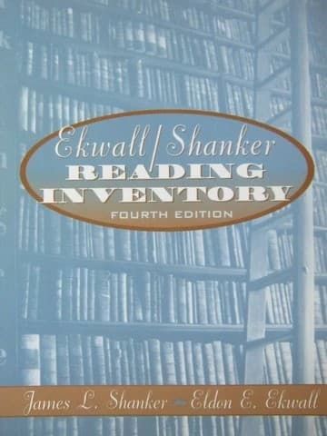 EkwallShanker reading inventory