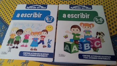 Pack 1 cuaderno Rubio y 2 cuadernos Aprendo en Casa a leer a escribir 5 a 7 años