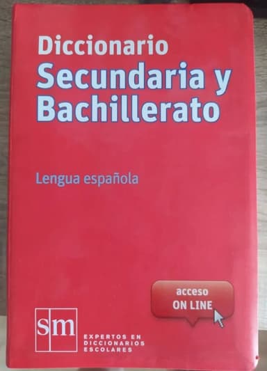 Diccionario Secundaria y Bachillerato