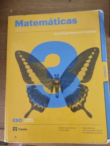 Matemáticas  3  ESO