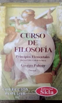 Curso de Filosofía. Principios elementales 