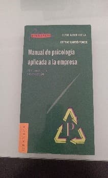 Manual De Psicologia Aplicada a LA Empresa