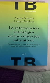 Intervencion Estrategica en Los Contextos Educativos La