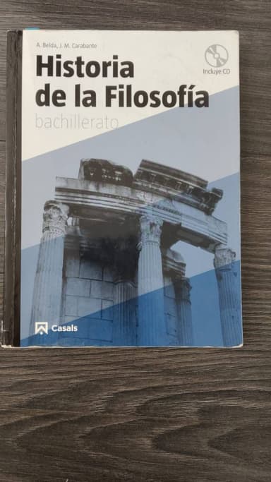 Historia de la filosofia, Bachillerato