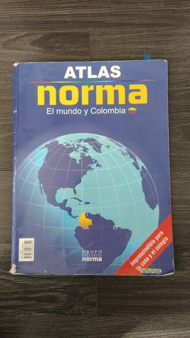 Atlas Norma el mundo y Colombia