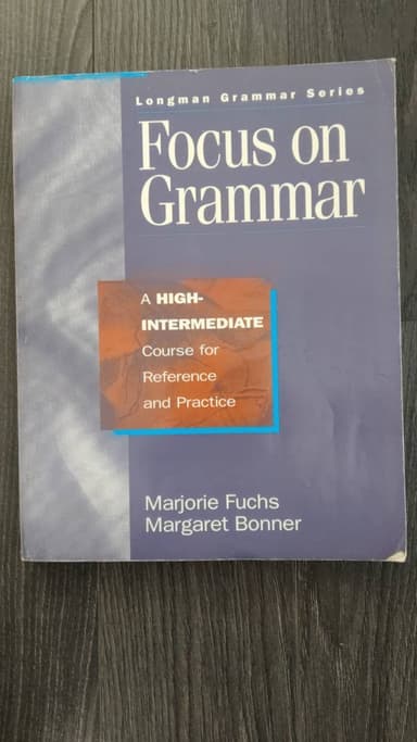 Focus on grammar.