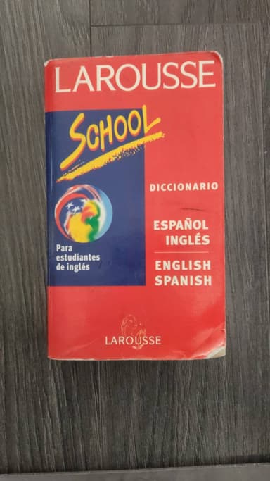 Diccionario School Pocket Español - Ing Ing - ESP
