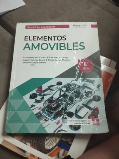 Elementos amovibles 6.a edición 2025