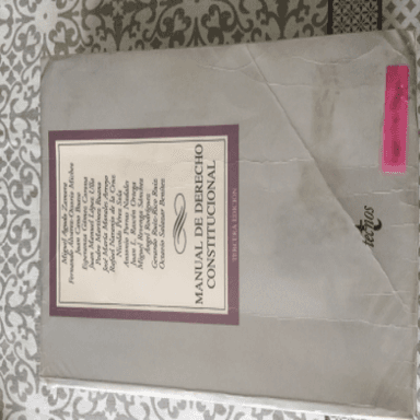 Manual de derecho constitucional
