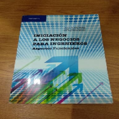 INICIACIÓN A LOS NEGOCIOS PARA INGENIEROS. Aspectos funcionales