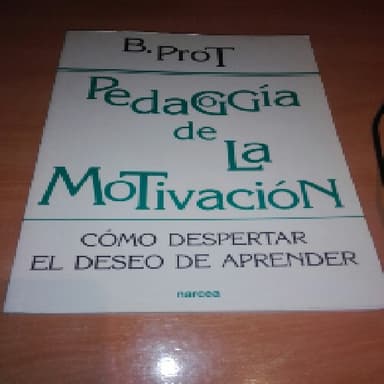 Pedagogía de la motivación