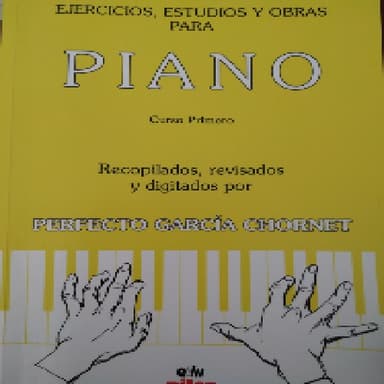 Ejercicios, estudios y obras para piano[