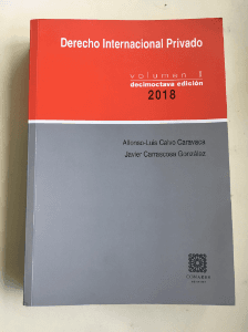 Derecho Internacional Privado (vol.I) 18ª ed.