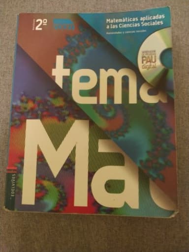 Matemáticas aplicadas a las ciencias sociales 