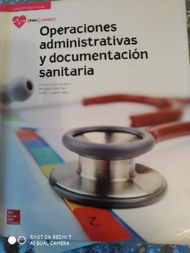 Operaciones administrativas y documentación sanitaria, ciclo formativo de grado medio