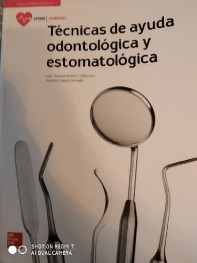 Técnicas de ayuda odontológica y estomatológica, ciclo formativo de grado medio