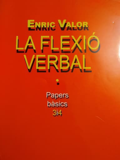 La flexió verbal