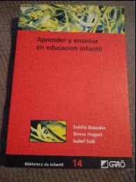 Aprender y Ensenar en Educacion Infantil