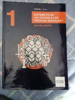 Matemáticas aplicadas a las ciencias sociales I
