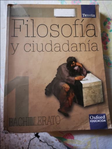 Libro filosofía 1°Bachillerato